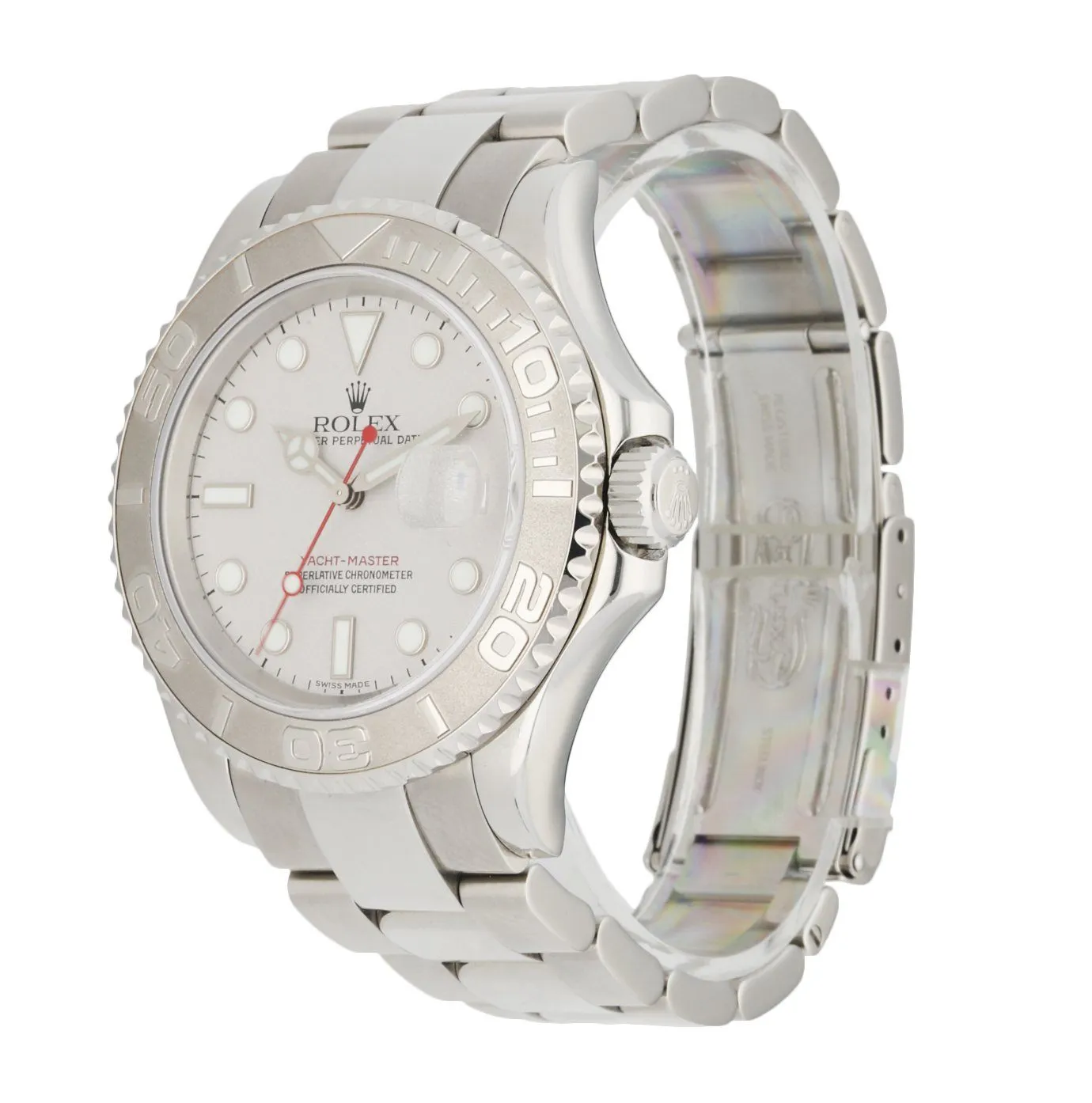 Rolex Yacht Master 16622 Platinum Bezel Men's Watch