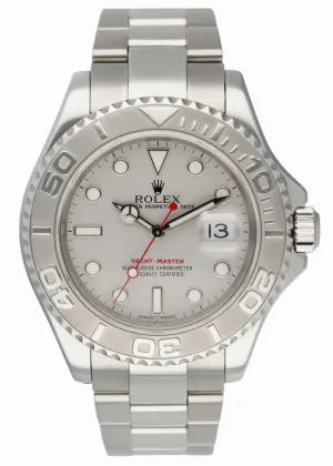 Rolex Yacht Master 16622 Platinum Bezel Mens Watch