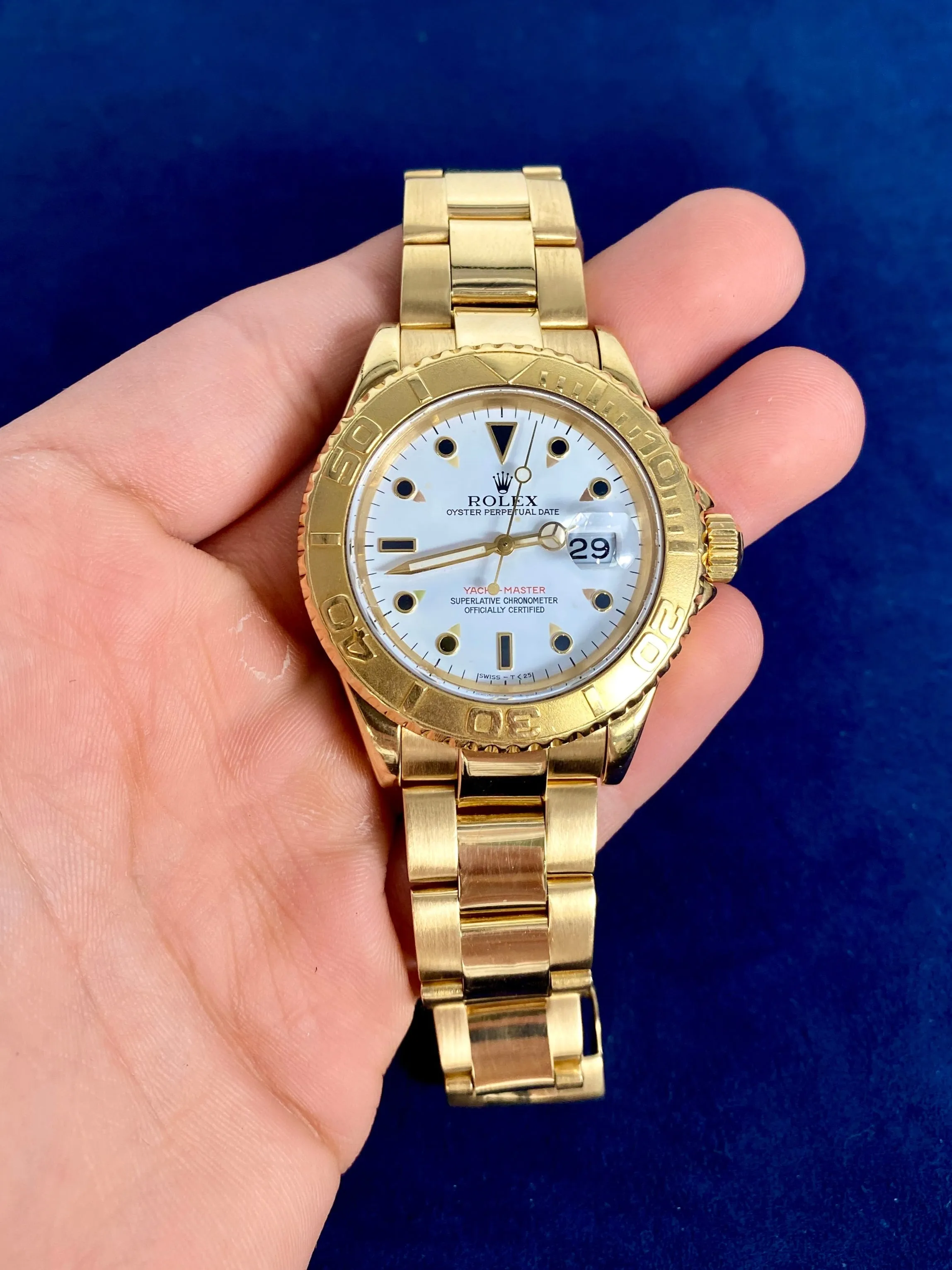Rolex Yacht Master 18k Gold