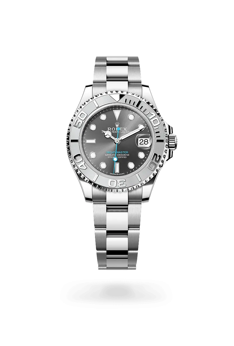 Rolex Yacht-Master 37 in Rolesium - combination of Oystersteel and platinum, M268622-0002 | Schwanke-Kasten Jewelers