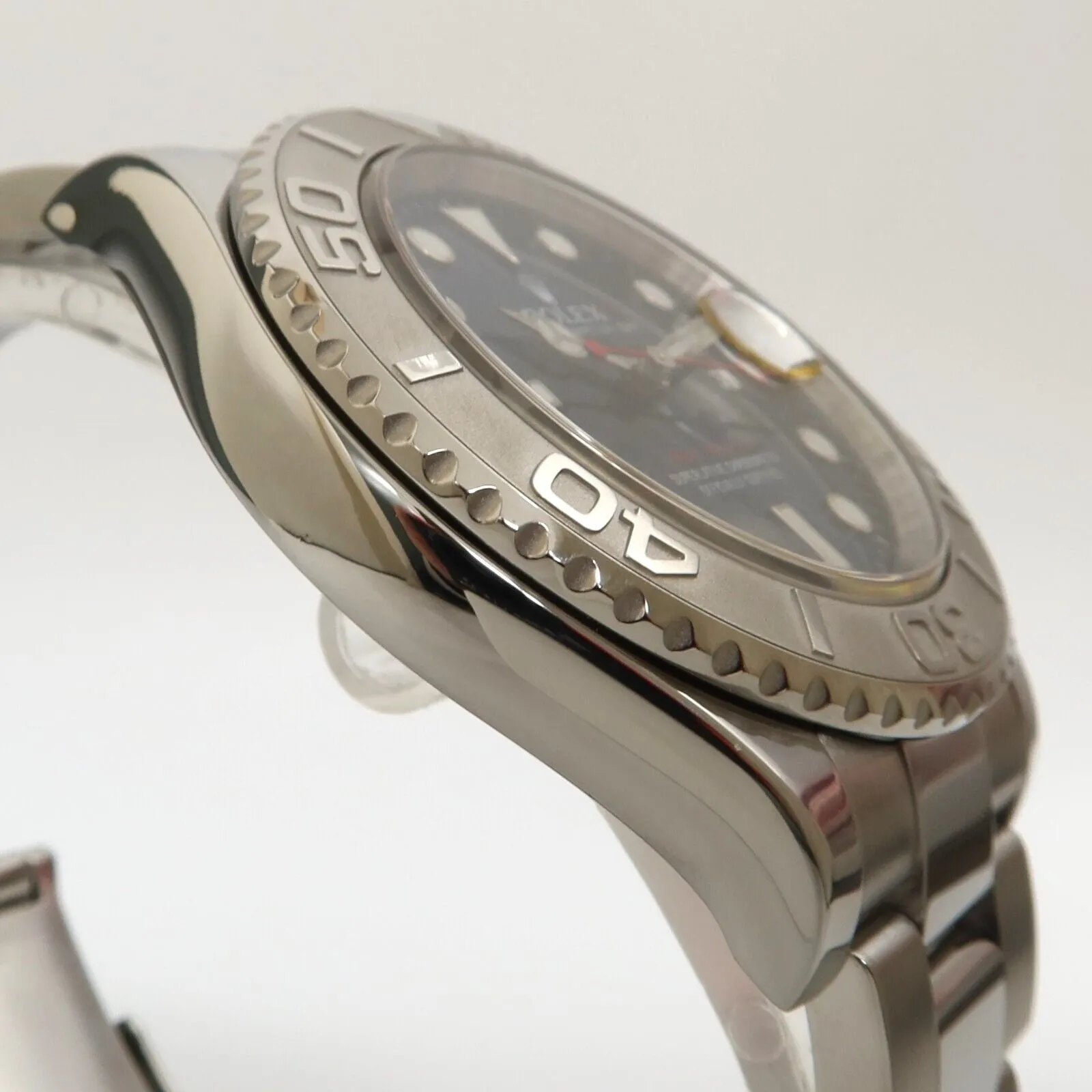 Rolex Yacht-Master 40 Stainless Steel Blue Dial Platinum Bezel 116622