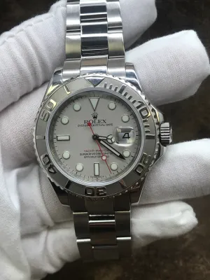 Rolex Yacht-Master 40mm 16622 Silver Dial Automatic Men's Watch