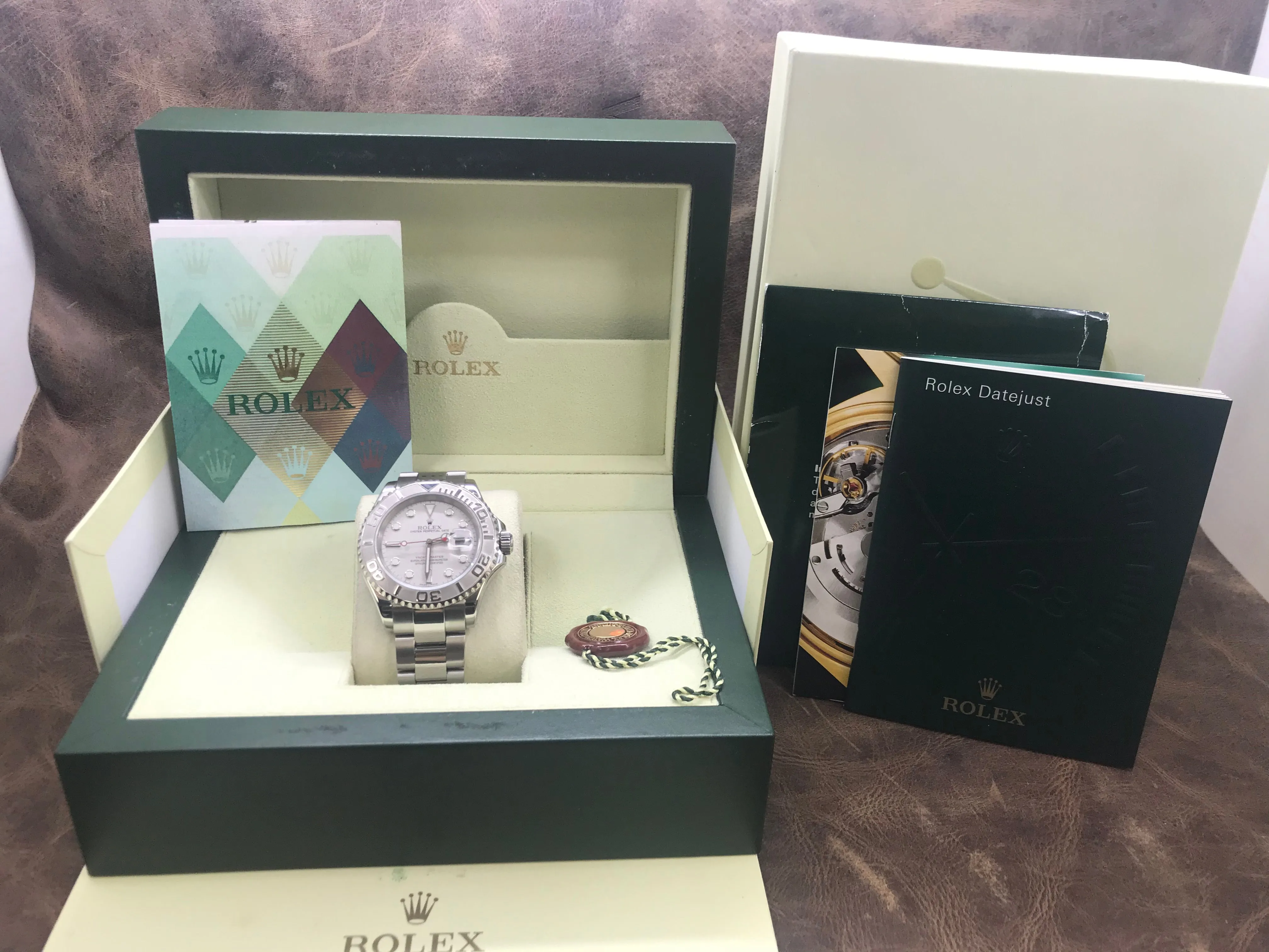 Rolex Yacht-Master 40mm 16622 Silver Dial Automatic Men's Watch