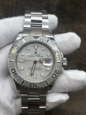 Rolex Yacht-Master 40mm 16622 Silver Dial Automatic Men's Watch