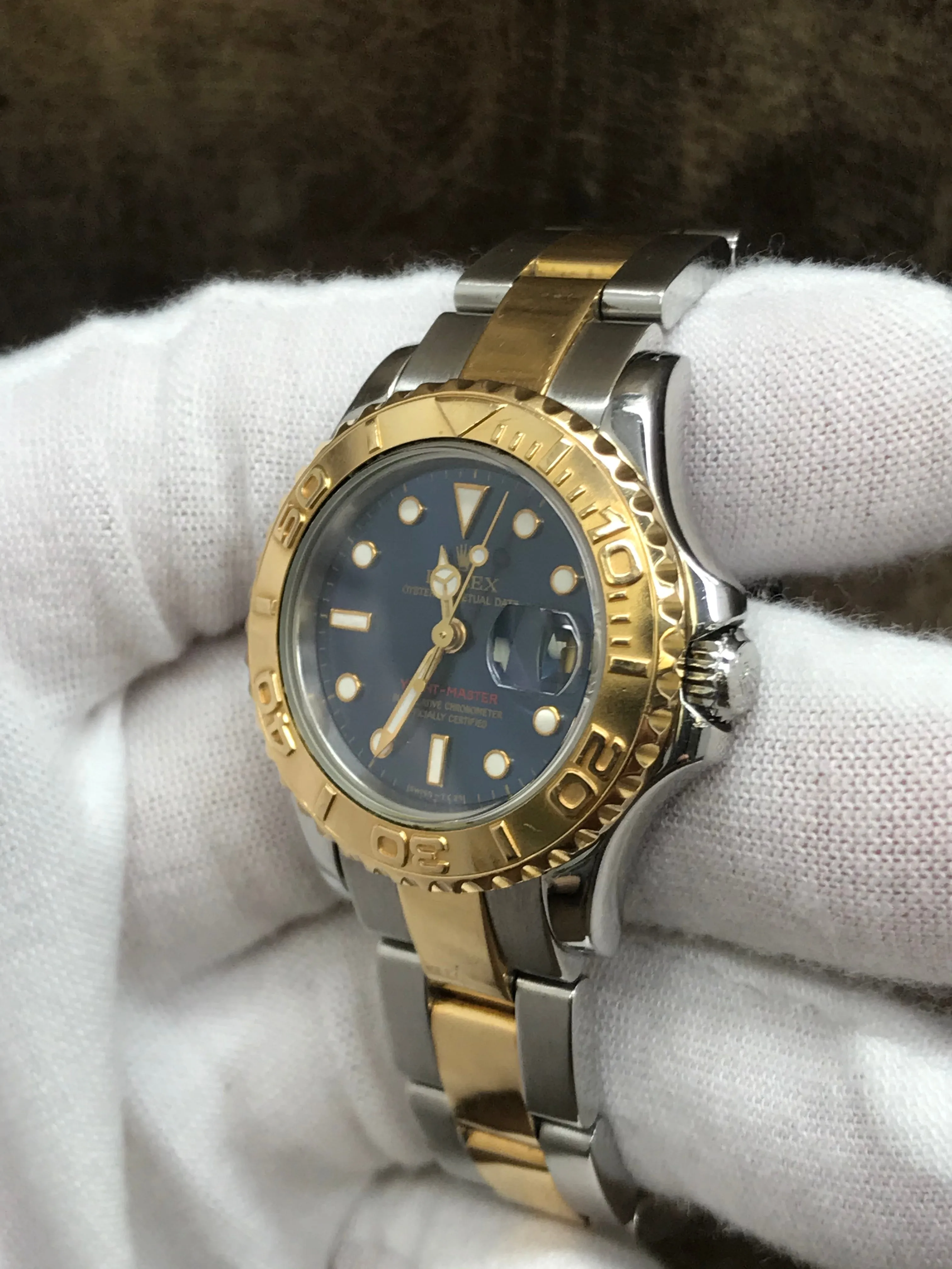 Rolex Yacht-Master 69623 Blue Dial Automatic Women's Watch