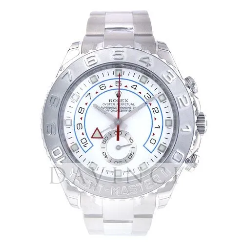 Rolex Yacht-Master II 44mm White Gold White Dial & Platinum Bezel 116689