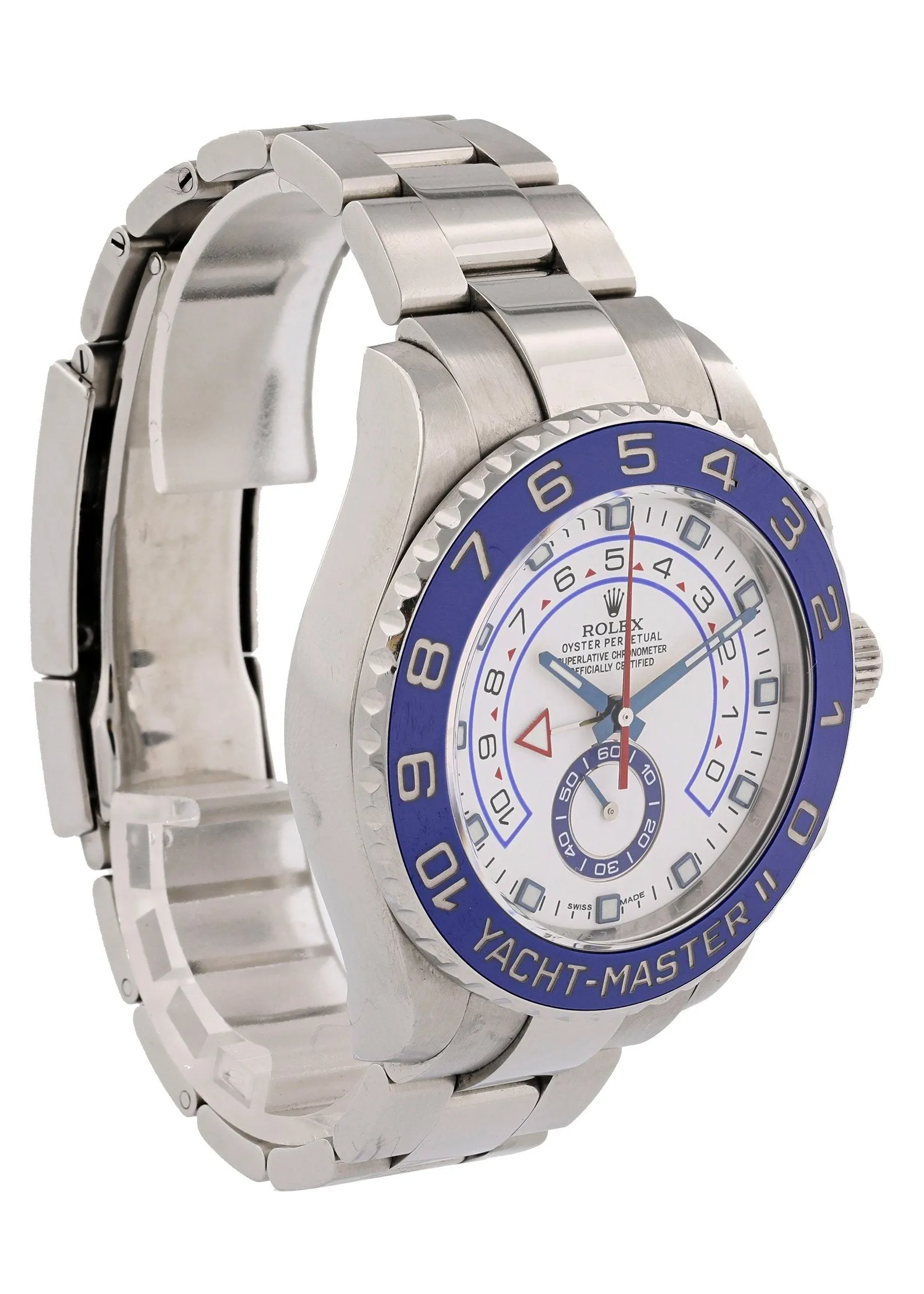 Rolex Yacht-Master II Steel Blue Ceramic Bezel 116680 Box Papers