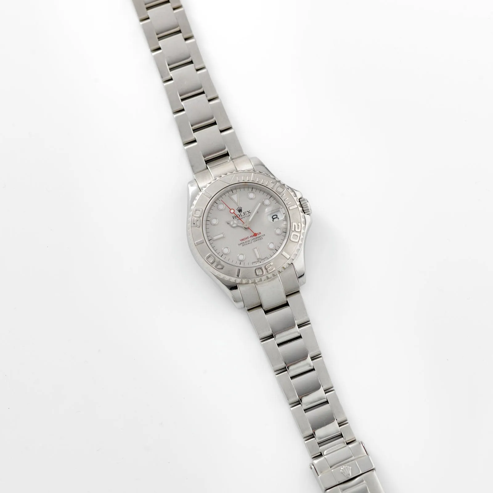 Rolex Yacht Master Mid Size Steel Reference 168622 Punched Papers