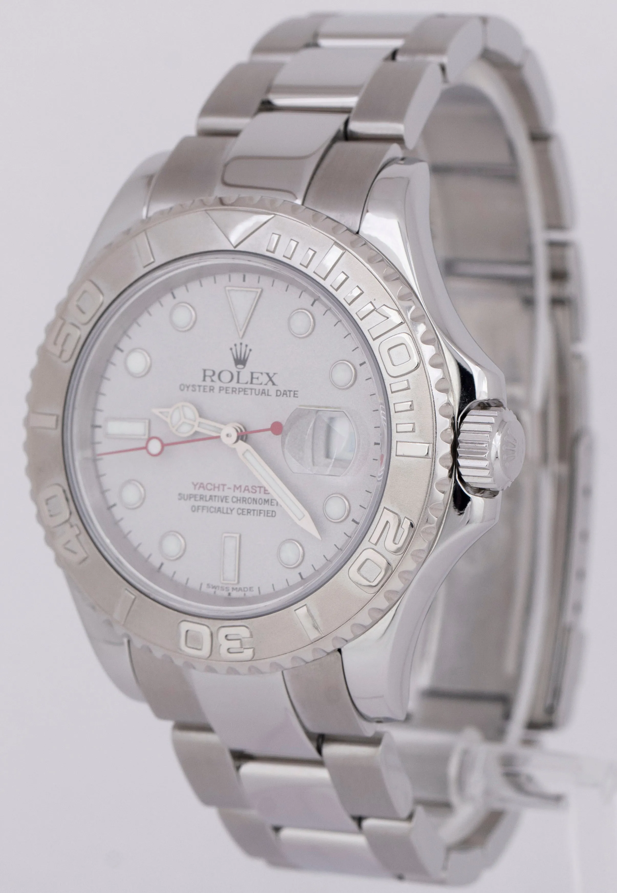 Rolex Yacht-Master PLATINUM Stainless Steel Automatic Oyster 40mm Watch 16622
