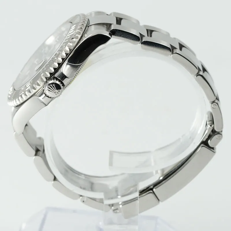 Rolex Yachtmaster 116622 Dark Rhodium Dial w. Platinum Bezel 37mm