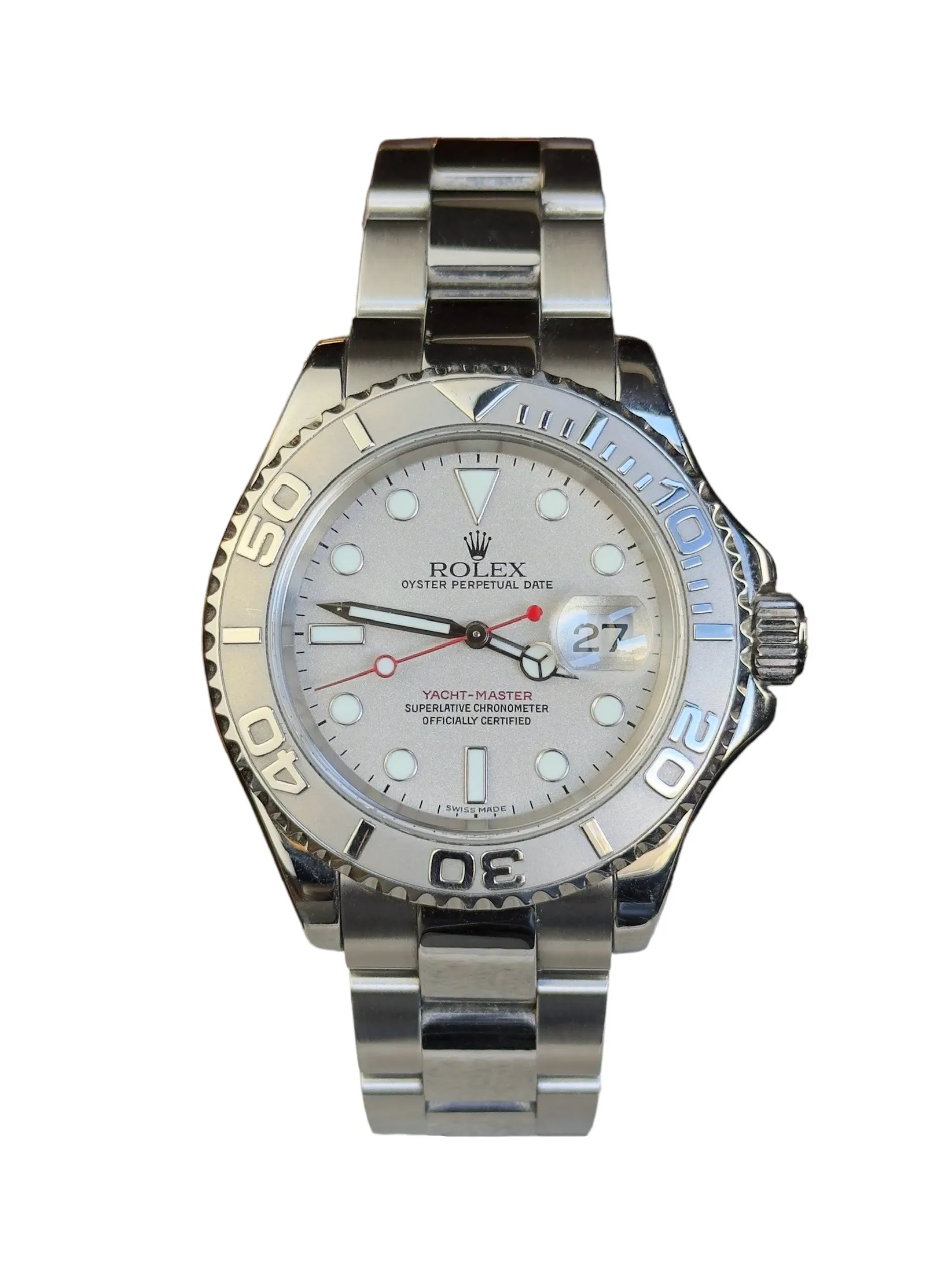 Rolex Yachtmaster 40 16622 Silver Dial Pre Owned
