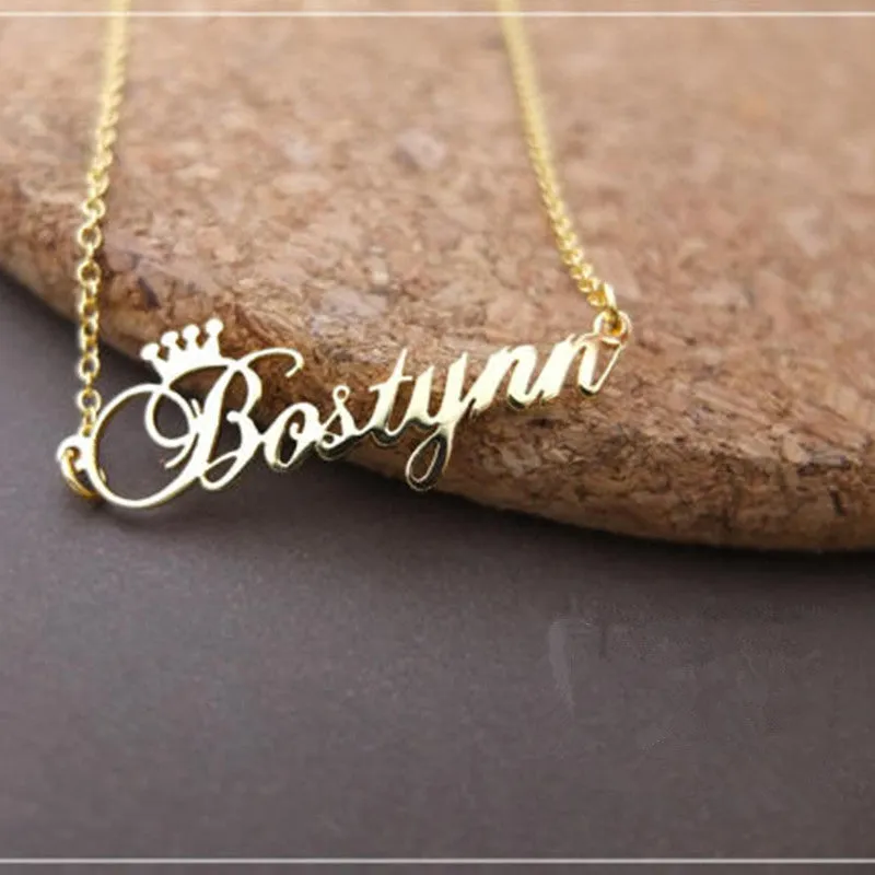 Rose Gold Color Personalized Cursive