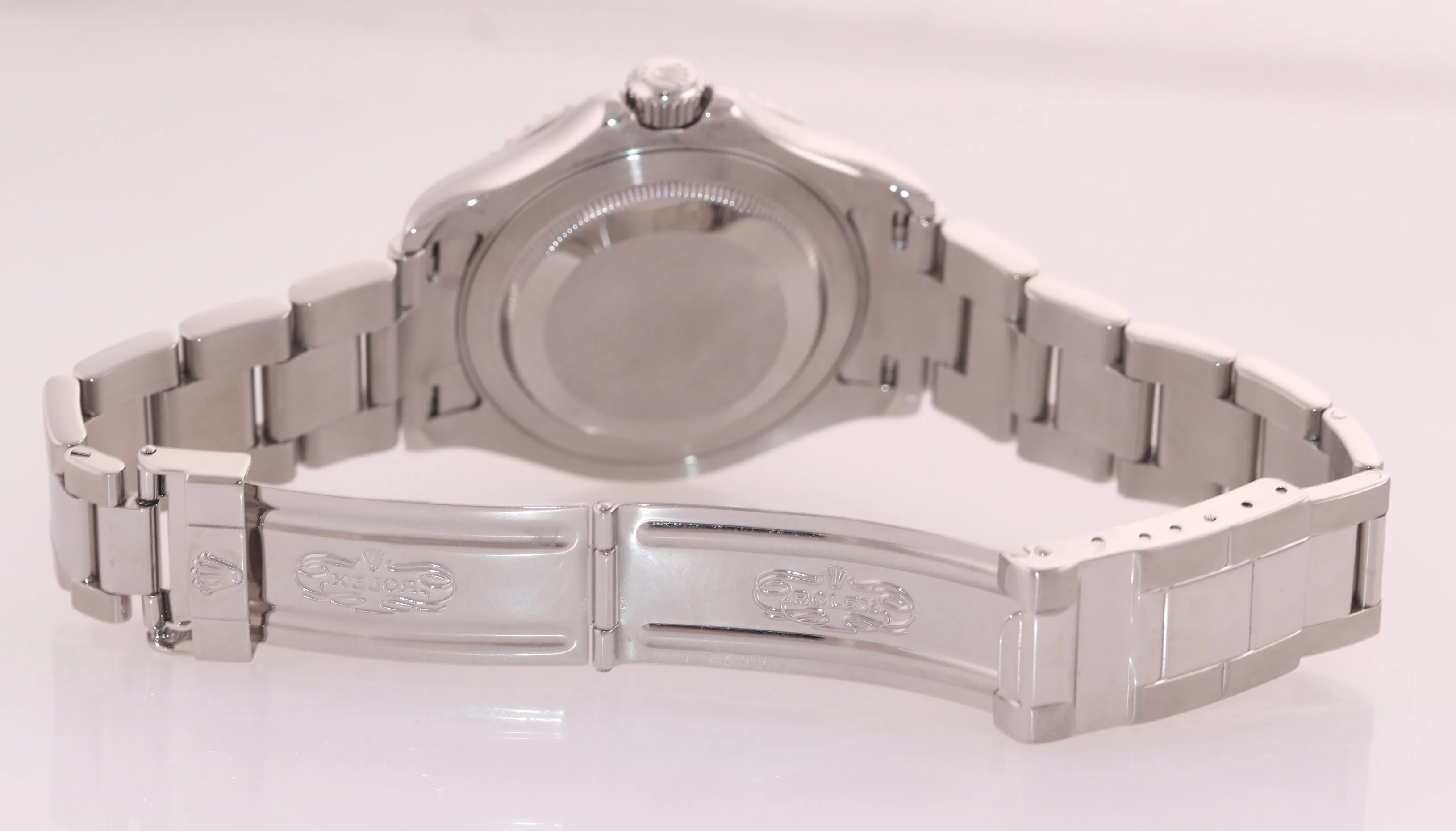 RSC SERVICE 2020 Rolex Yacht-Master 16622 Steel Platinum Bezel Oyster 40mm Watch