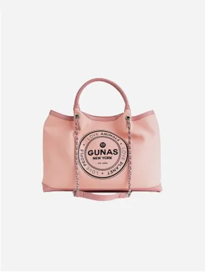 Ruth Slogan Canvas Vegan Tote | Light Pink