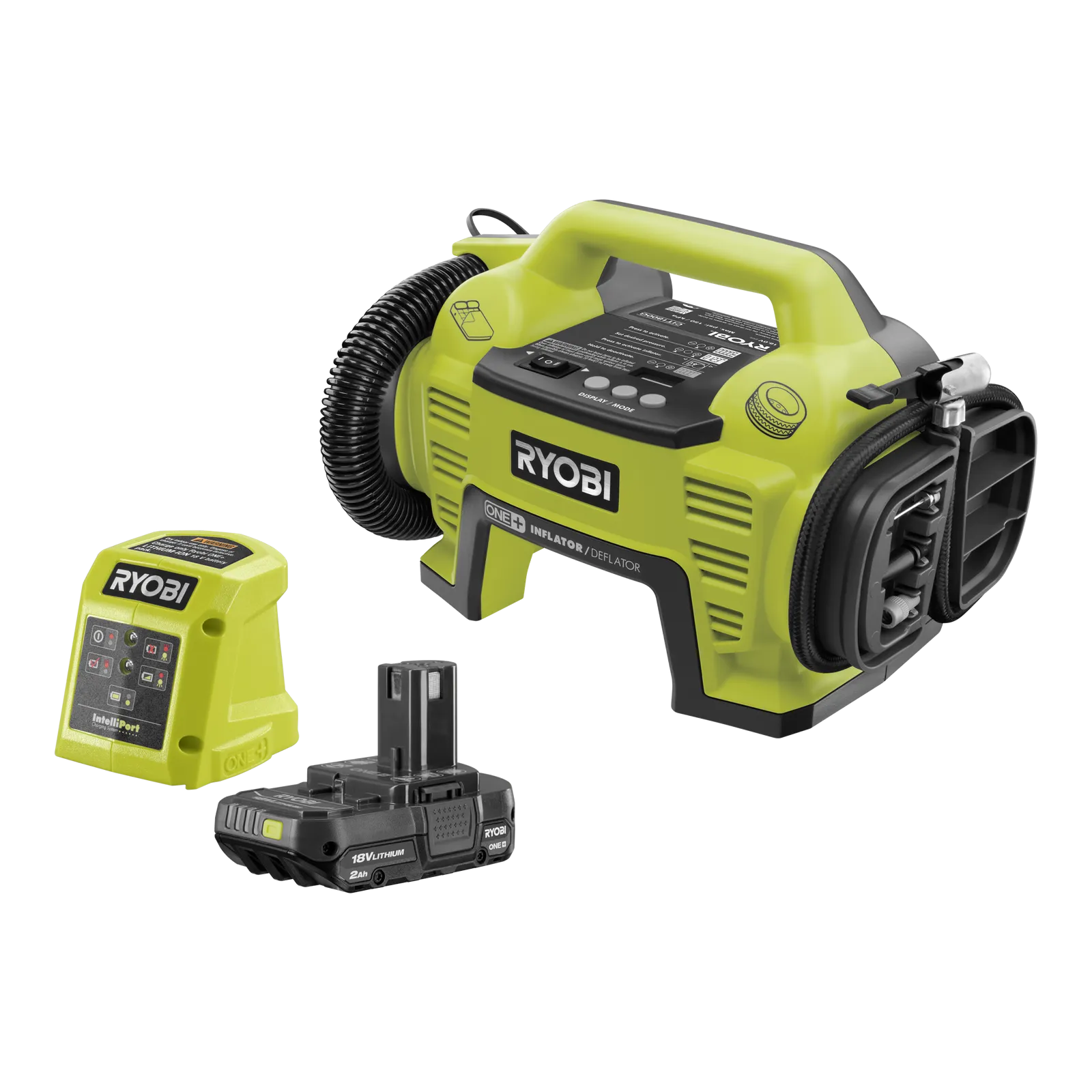 Ryobi 18V ONE  Inflator / Deflator 2Ah Kit