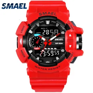 S Shock Sport Watch for Men 50M Waterproof