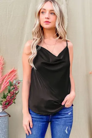 Satin Shimmer Cami Top