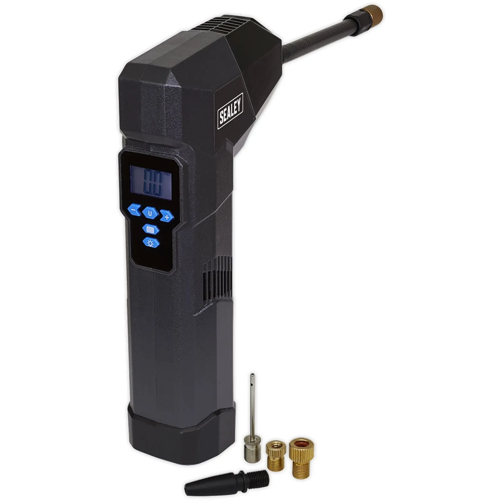 Sealey Compact Rechargeable Tyre Inflator & Power Bank with Worklight