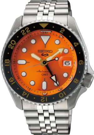 Seiko 5 Sports Mechanical Automatic 2022 SKX Sports Style GMT Orange SSK005