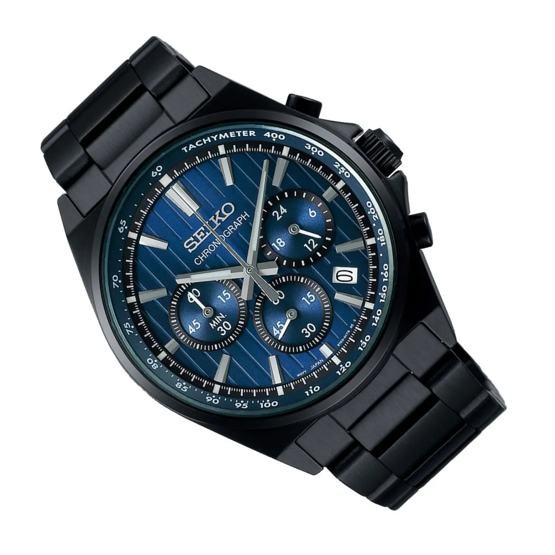 Seiko SBTR035 SBTR035J Selection S-Series Quartz Blue Dial Mens Watch