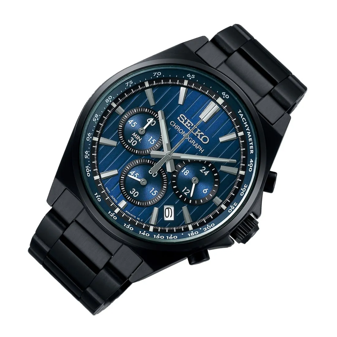 Seiko SBTR035 SBTR035J Selection S-Series Quartz Blue Dial Mens Watch