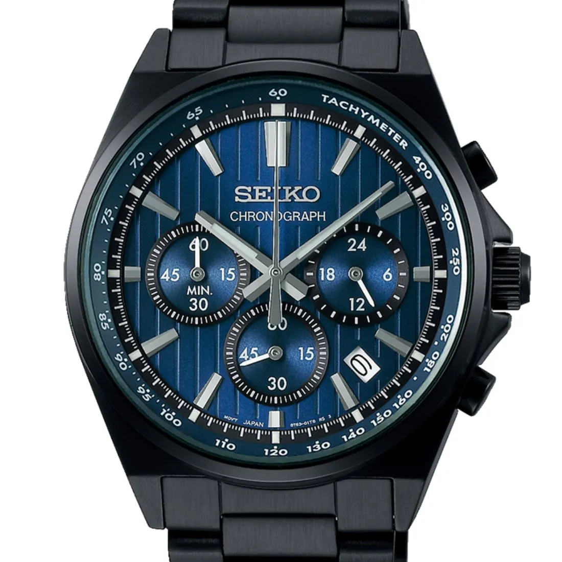 Seiko SBTR035 SBTR035J Selection S-Series Quartz Blue Dial Mens Watch