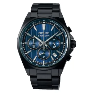 Seiko SBTR035 SBTR035J Selection S-Series Quartz Blue Dial Mens Watch
