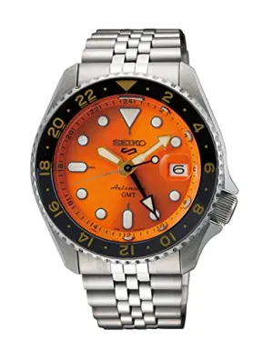 Seiko SSK005 Seiko 5 Sports Men's Watch Silver-Tone 42.5mm Stainless Steel