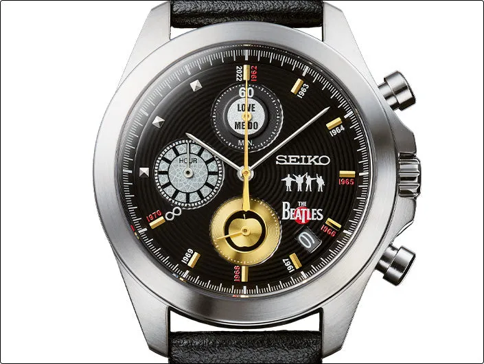 Seiko X THE BEATLES "LOVE ME DO" 60th Anniversary Collaboration Limited Edition Quartz Chronograph