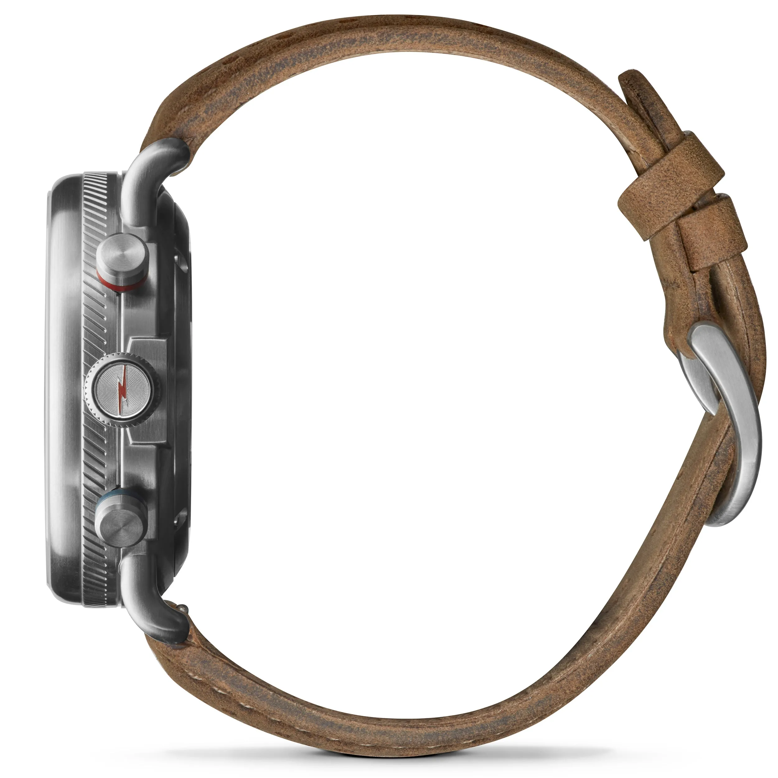 Shinola 44MM Limited Edition Canfield Speedway Brown Leather Watch S0120250982 Lap 05