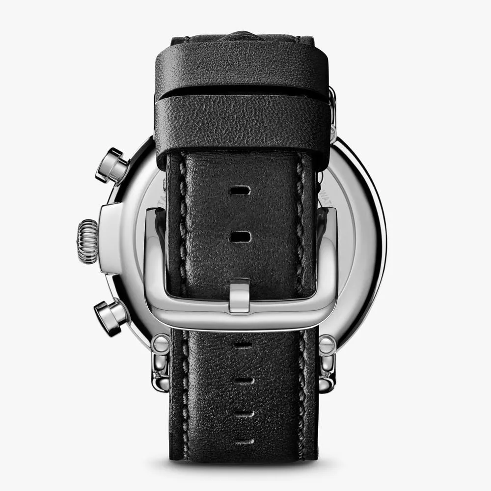 Shinola Runwell Chrono 47mm, Black Leather Strap Watch S0120109242