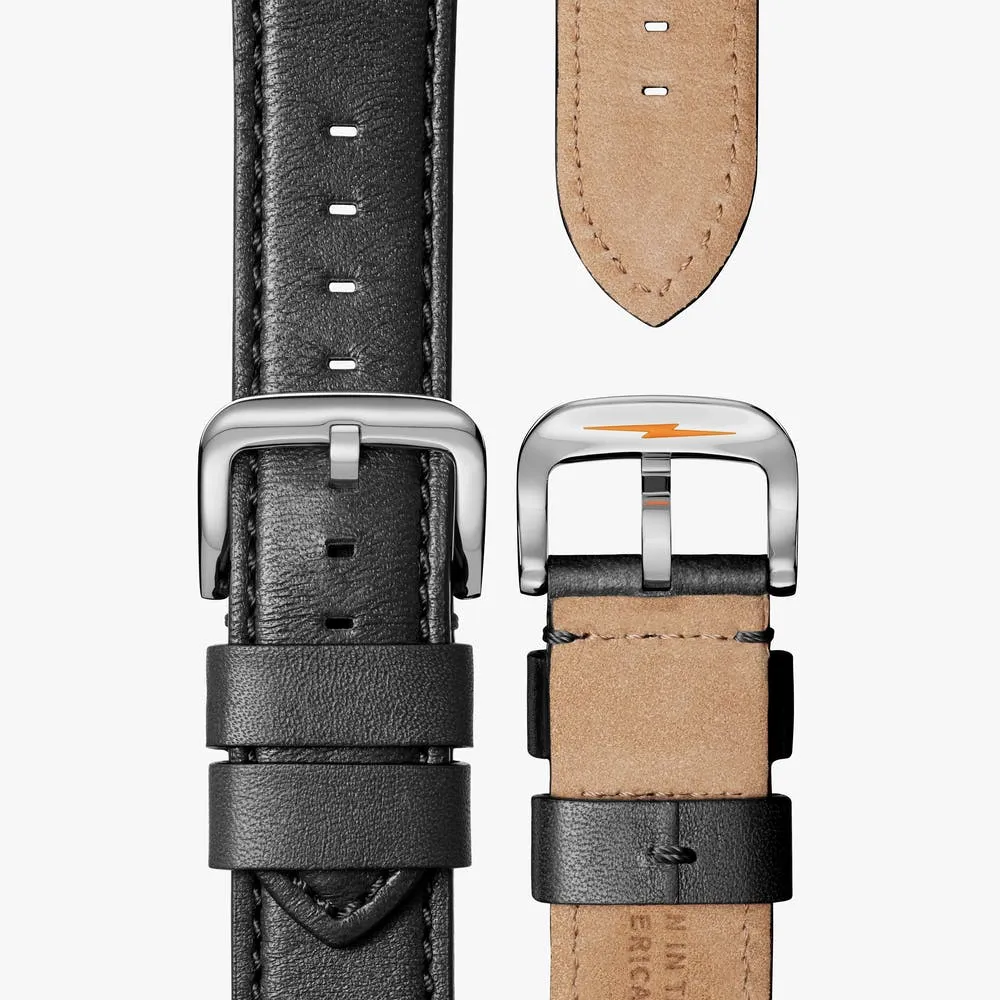 Shinola Runwell Chrono 47mm, Black Leather Strap Watch S0120109242