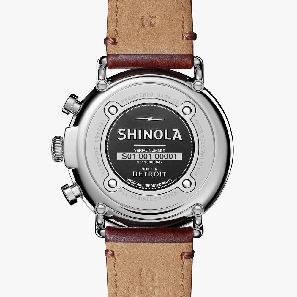 Shinola Runwell Chronograph 47mm Steel S0110000047