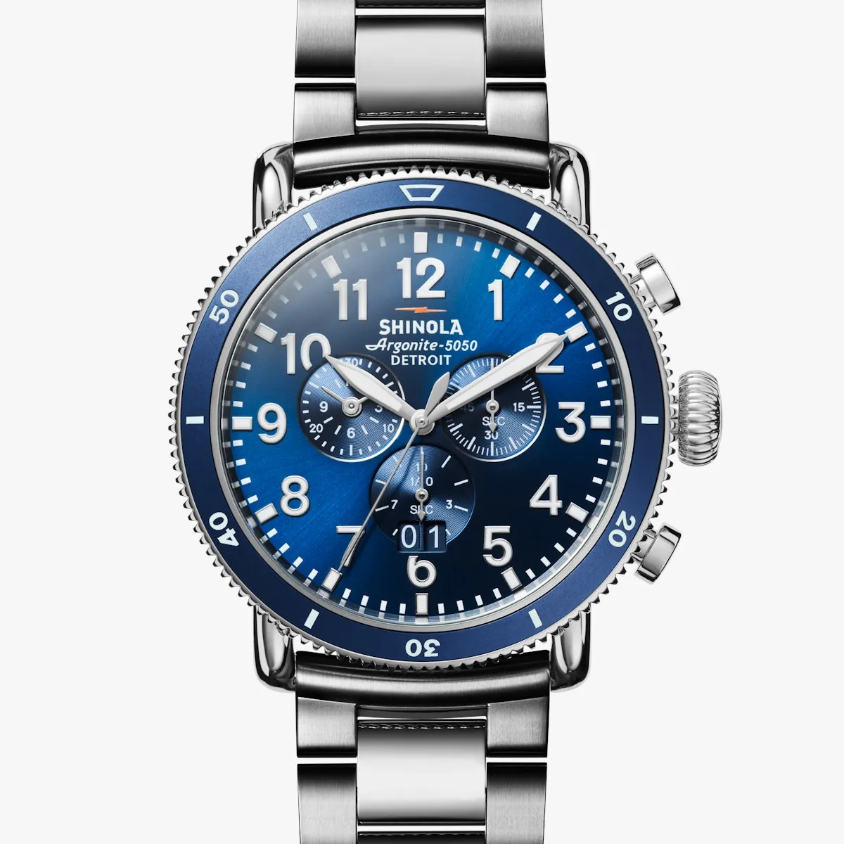 Shinola Runwell Sport Chrono 48mm Blue S0120231780
