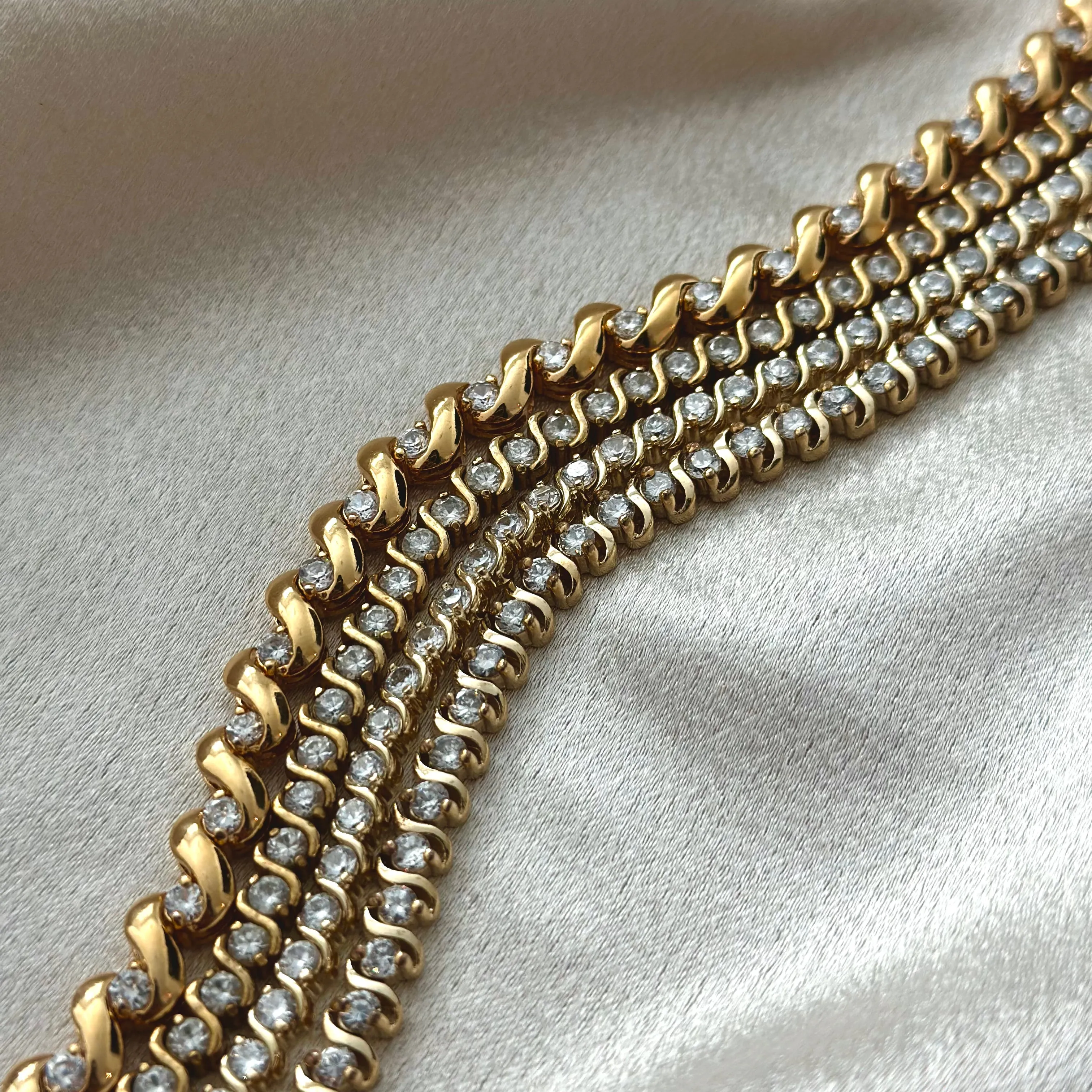 SIGNATURE TENNIS BRACELET STACKERS