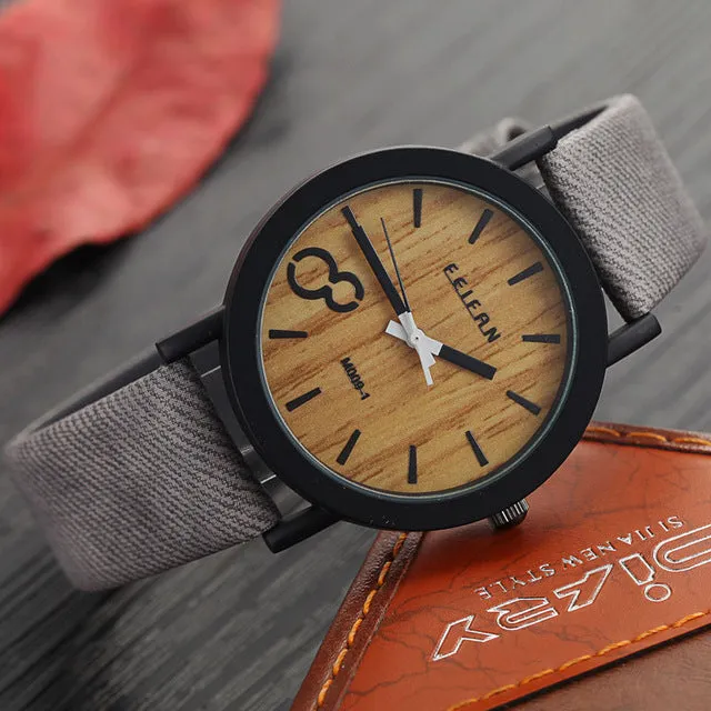 Simulation Wooden  Quartz Men Watches