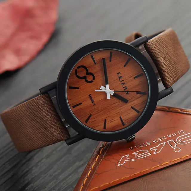 Simulation Wooden  Quartz Men Watches