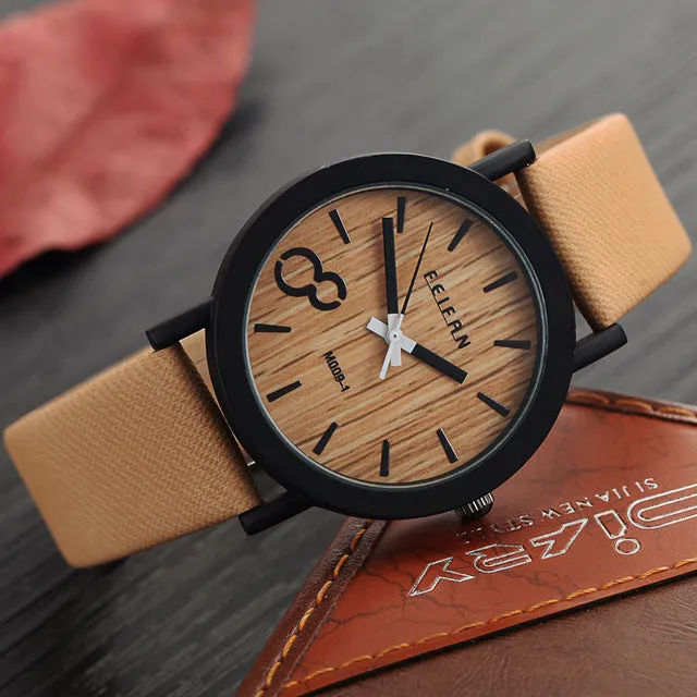 Simulation Wooden  Quartz Men Watches