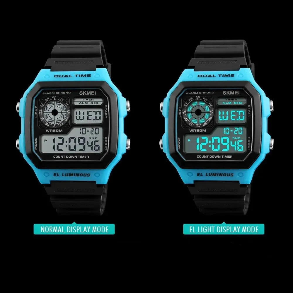 Skmei Men's Digital Sport Watch & Waterproof