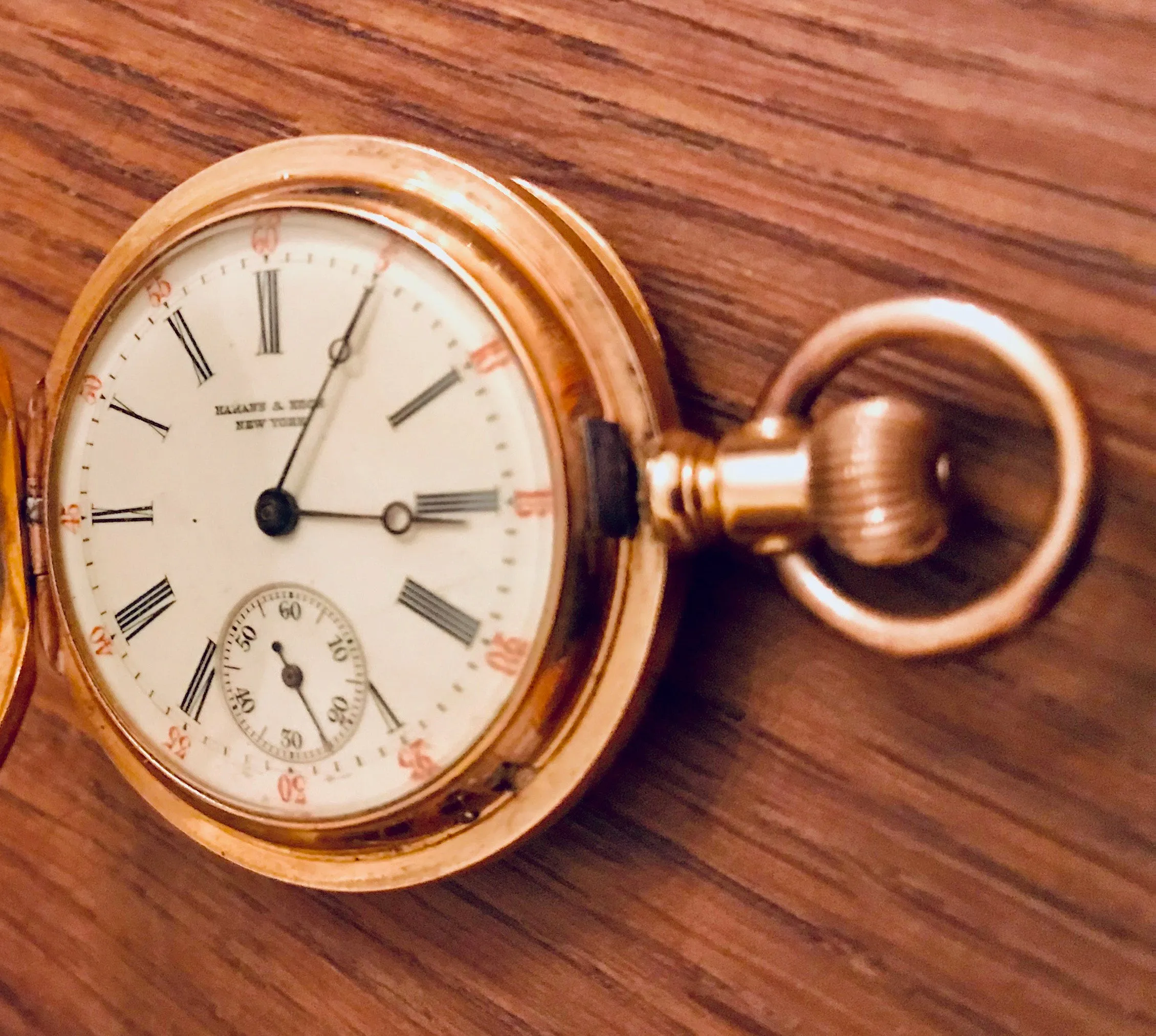 SOLD Vacheron Constantin 18K Rose Gold Pocket Watch Dated 1885