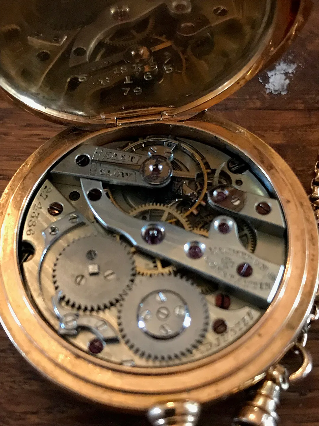 SOLD Vacheron Constantin 18K Rose Gold Pocket Watch Dated 1885