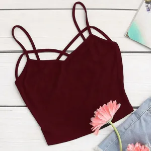 Spaghetti Strap Crop Top