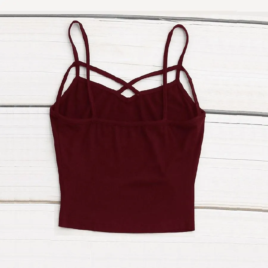 Spaghetti Strap Crop Top
