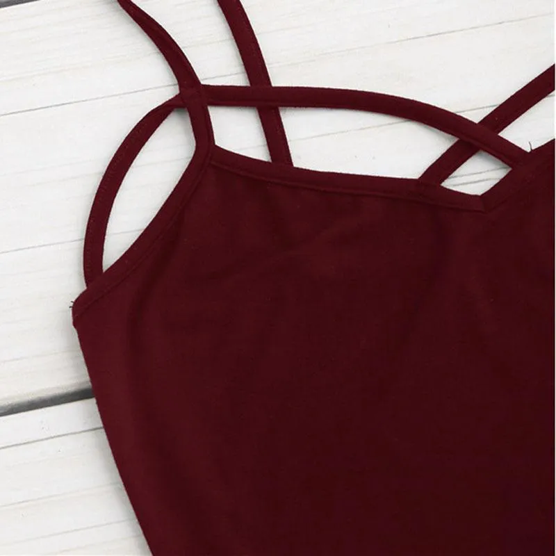Spaghetti Strap Crop Top