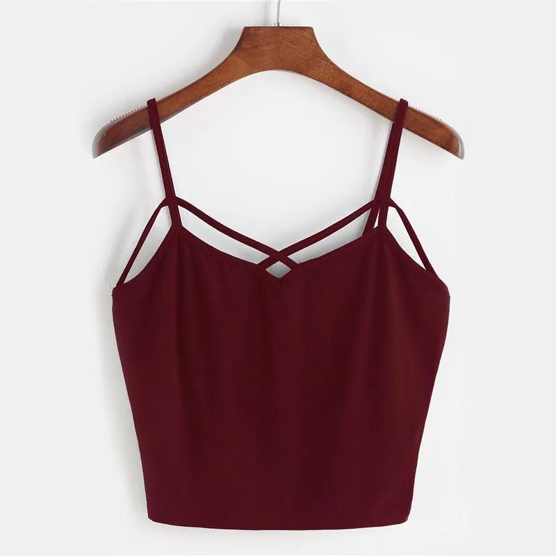 Spaghetti Strap Crop Top