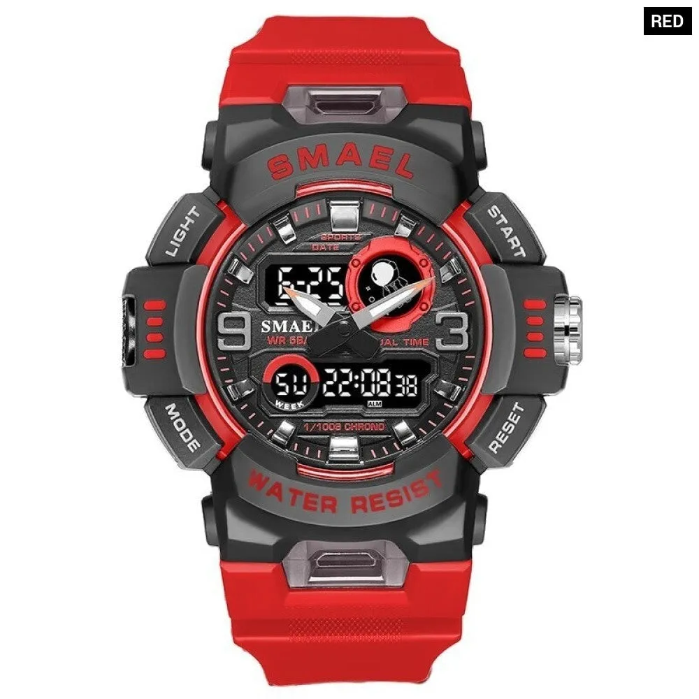 Sport Watches Digital Watch Led 50m Waterproof Military Wristwatch Male Clocks Mens Watches Stopwatches Alarm Clock