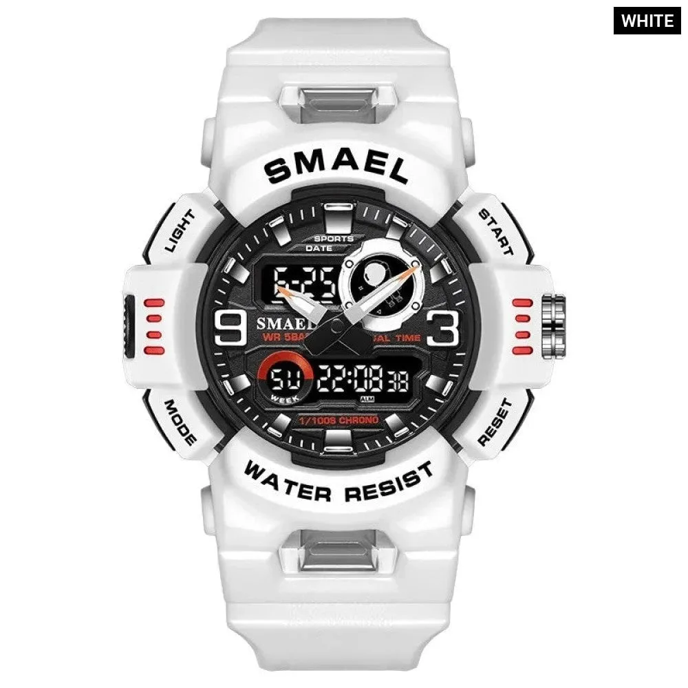 Sport Watches Digital Watch Led 50m Waterproof Military Wristwatch Male Clocks Mens Watches Stopwatches Alarm Clock