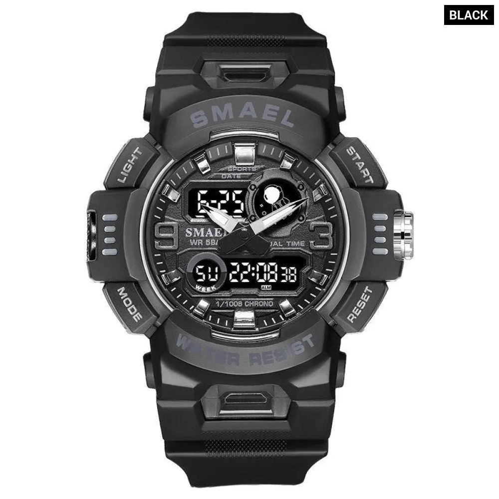 Sport Watches Digital Watch Led 50m Waterproof Military Wristwatch Male Clocks Mens Watches Stopwatches Alarm Clock