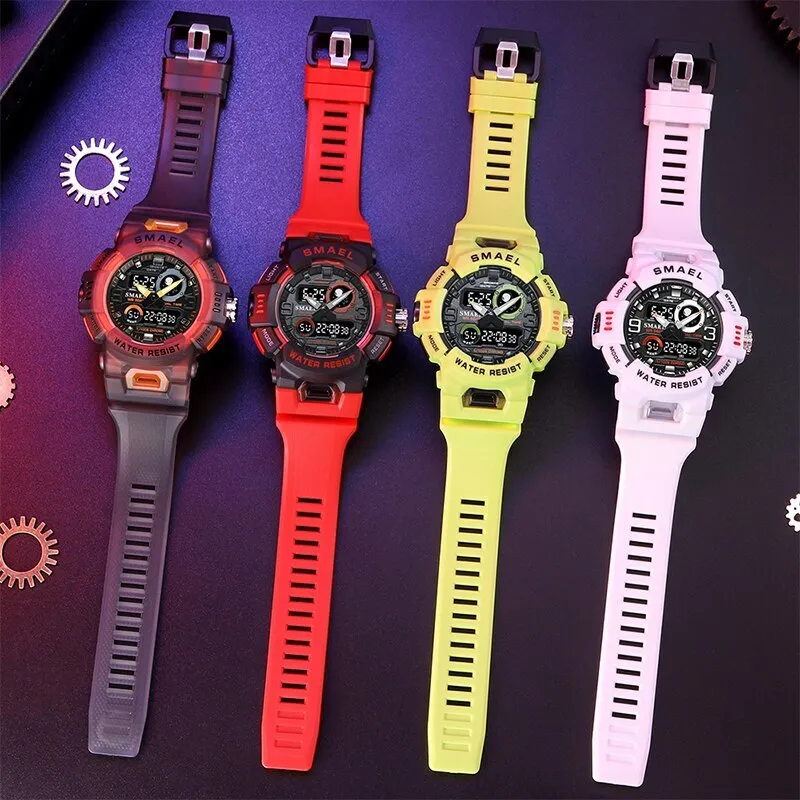Sport Watches Digital Watch Led 50m Waterproof Military Wristwatch Male Clocks Mens Watches Stopwatches Alarm Clock