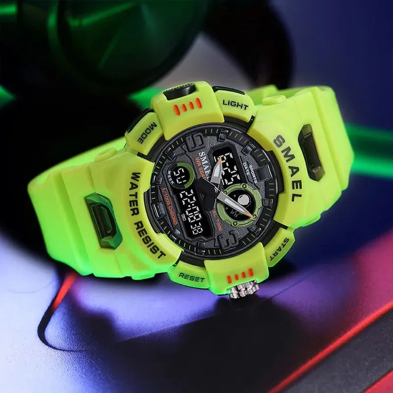 Sport Watches Digital Watch Led 50m Waterproof Military Wristwatch Male Clocks Mens Watches Stopwatches Alarm Clock